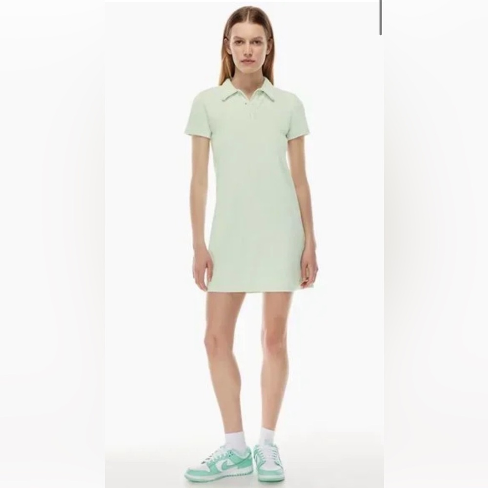 Aritzia TNA Yale Terrycloth Polo Dress